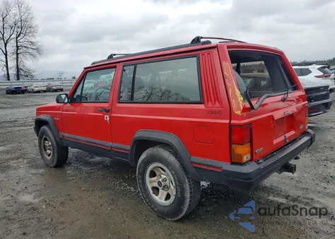 1995 Jeep Cherokee Sport из США, поврежденный, VIN 1J4FJ67S7SL646598